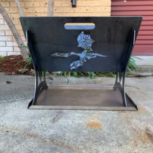 PORTABLE FIRE PIT - DRAGON 4mm MILD STEEL
