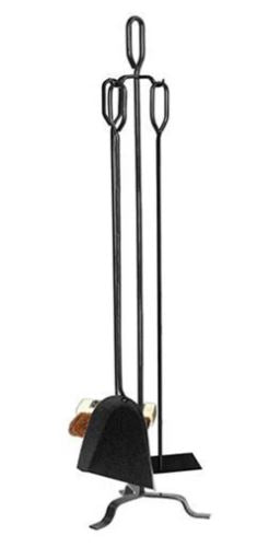 FIREPLACE TOOL SET WITH STAND