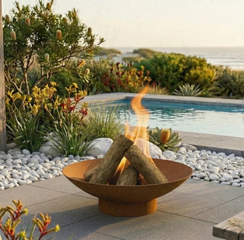 HARK FINN CORTEN STEEL FIRE PIT