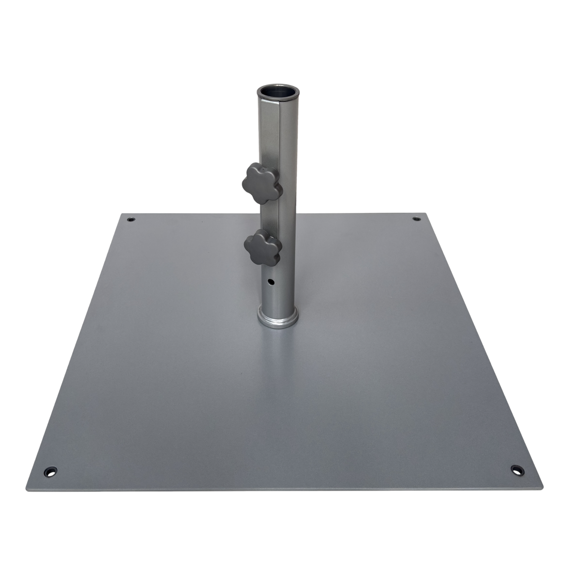 INSTANTSHADE STEEL BASE 19kg - 40mm POST - SILVER MIST