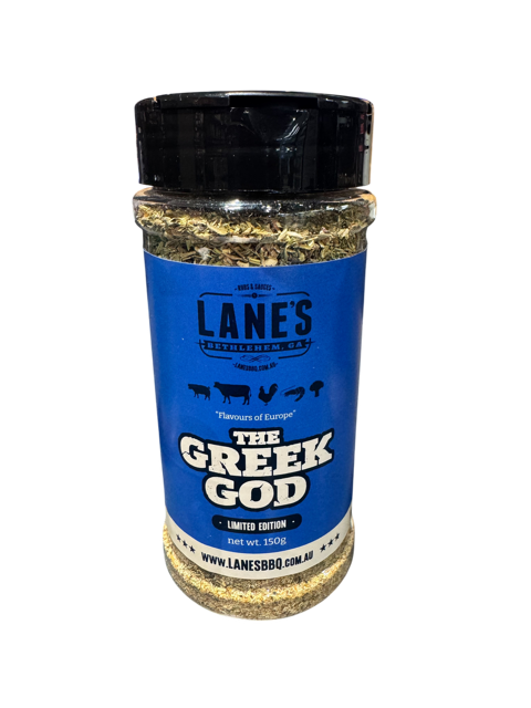 LANES BBQ THE GREEK GOD PITMASTER