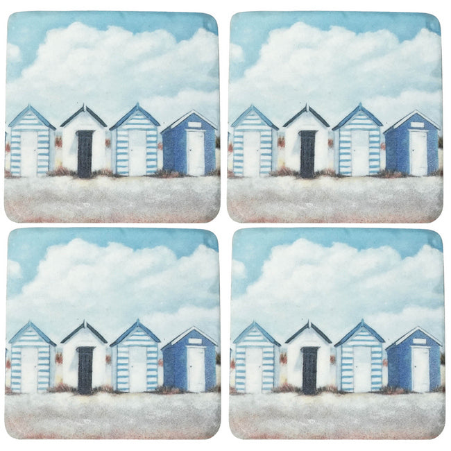 BEACH U2 IT RESIN COASTER S/4