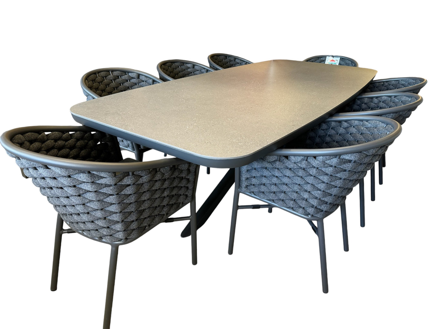 TUSCANY SINTERED STONE TABLE 240 X 110 - CHARCOAL