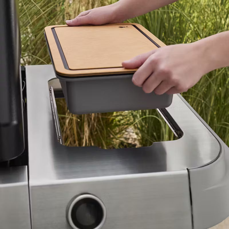 WEBER WORKS BASIN WITH CUTTING BOARD