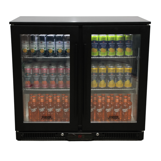 DOME ALFRESCO FRIDGE 900 BLACK