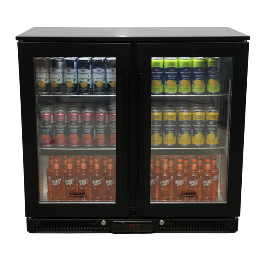 DOME ALFRESCO FRIDGE 900 BLACK