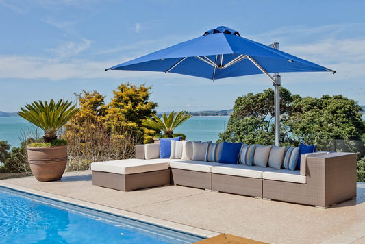 ECLIPSE 4m OCTAGONAL CANTILEVER ACRYLIC INC. SS SPIGOT