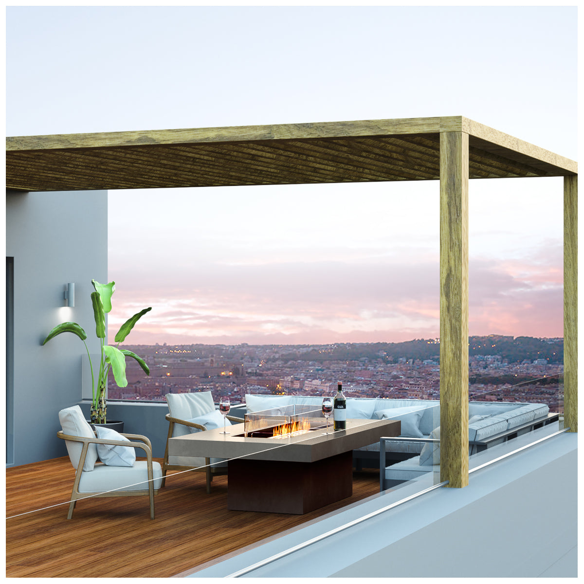 GIN 90 DINING FIRE TABLE