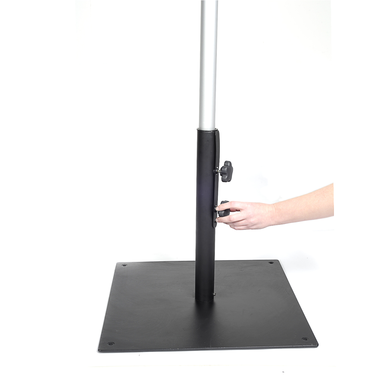 INSTANTSHADE STEEL BASE 35kg - 40mm SPIGOT - BLACK