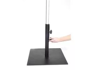 INSTANTSHADE STEEL BASE 35KG - 50mm SPIGOT - BLACK