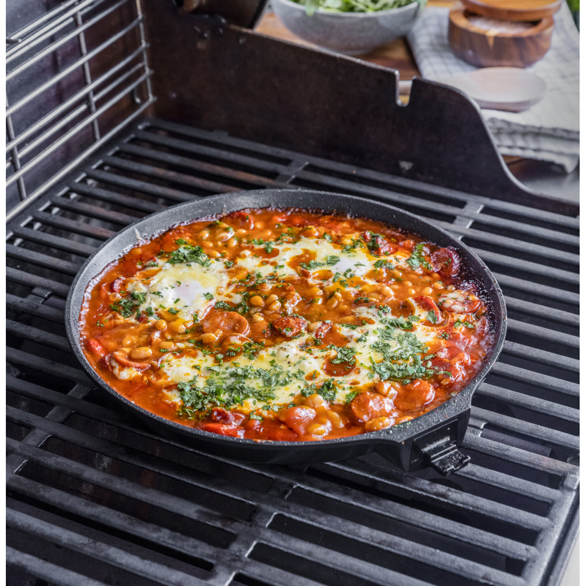 WEBER WARE ROUND FRYING PAN SMALL