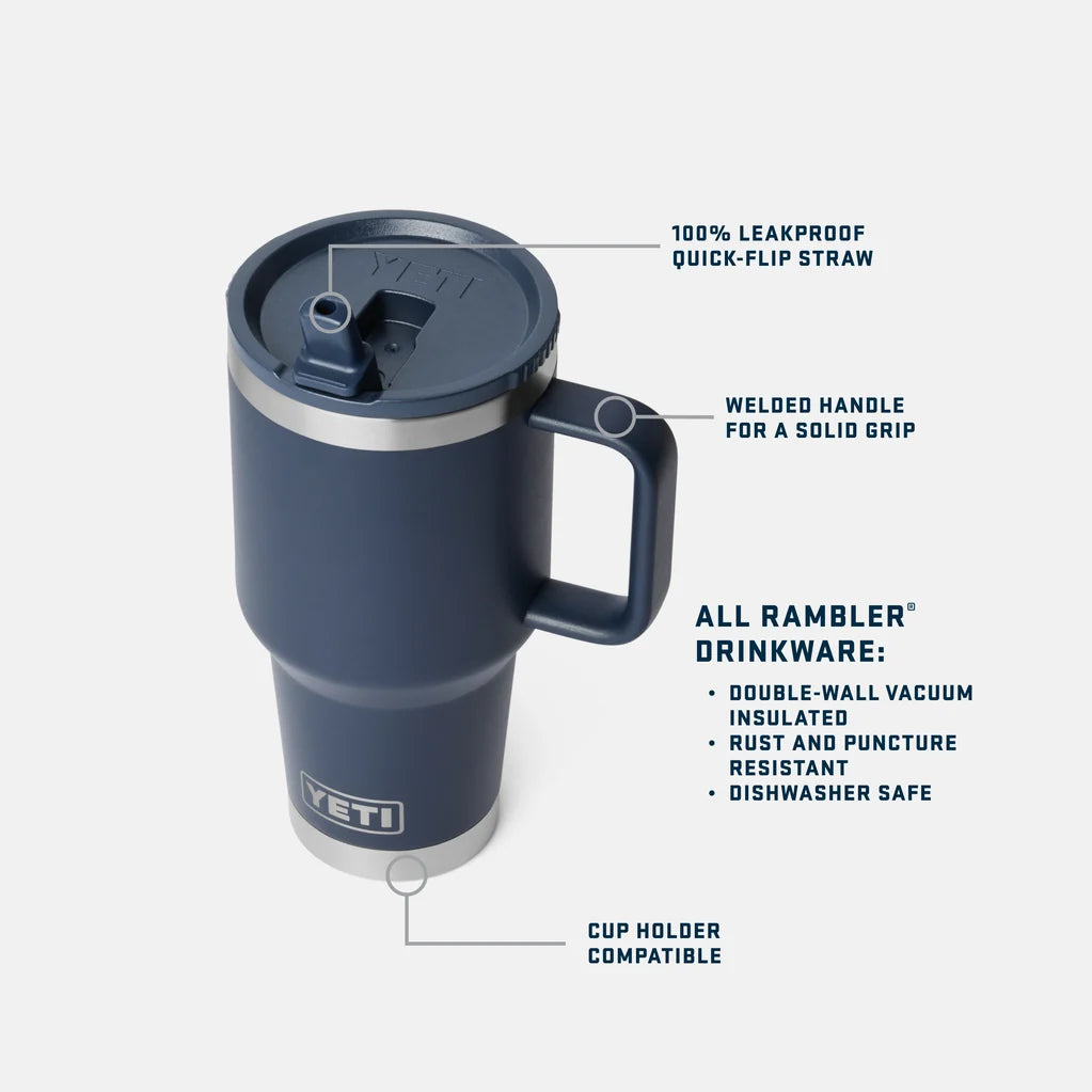 30oz STRAW TRAVEL MUG