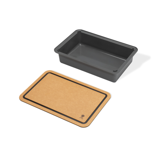 WEBER WORKS BASIN WITH CUTTING BOARD