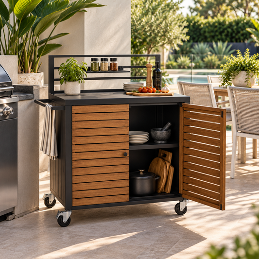 CARRELLO TROLLEY WITH STORAGE