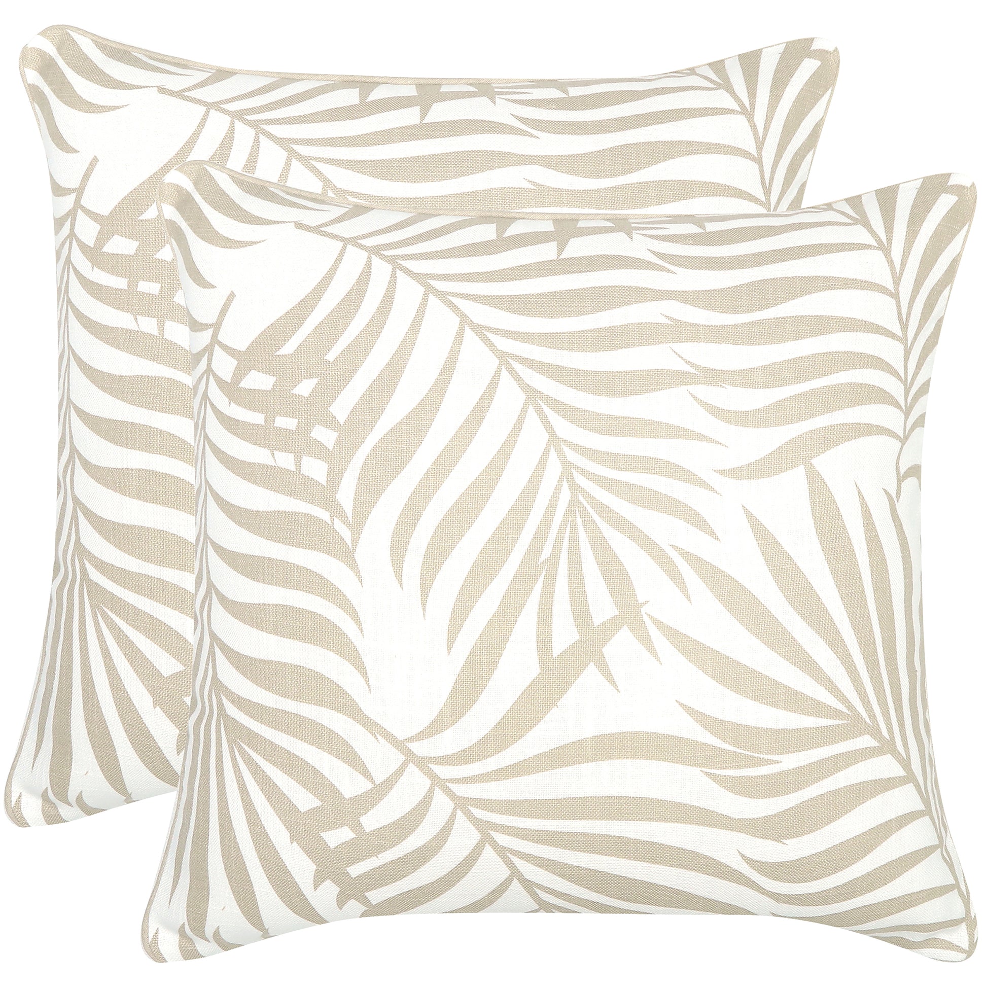 Palmy Days Cushion - Taupe