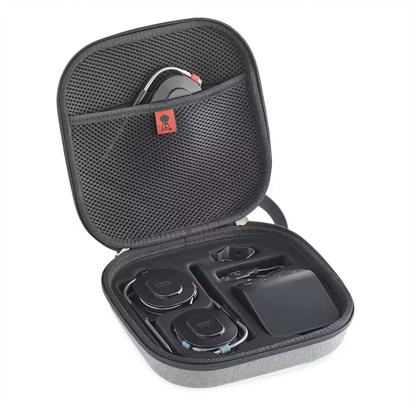 Weber Connect case with the Weber Connect Smart Barbecue Hub and accessories inside