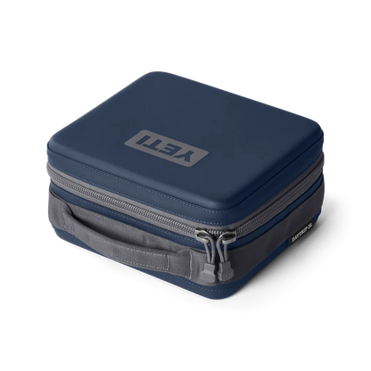 Yeti Daytrip 3L Lunch Box in Navy lying flat