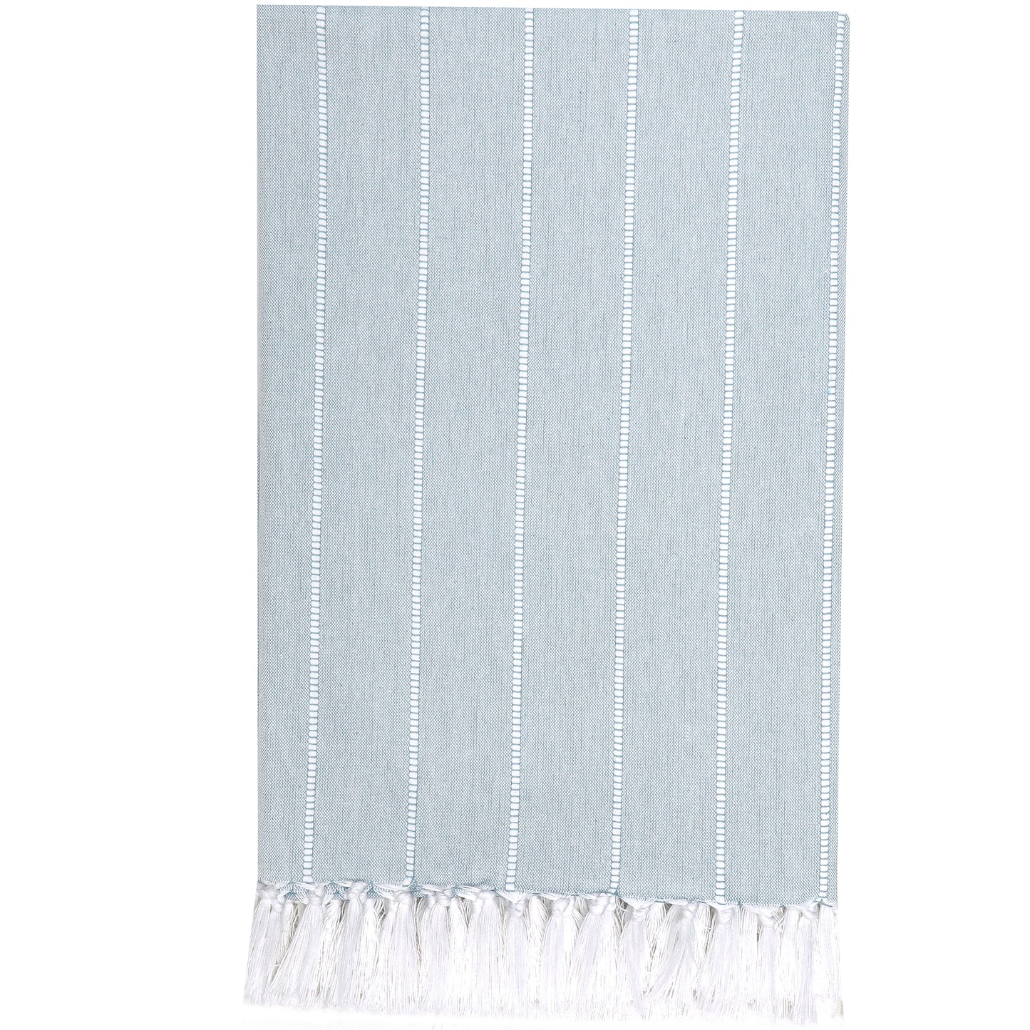 JESSY COTTON THROW 130x150cm - LIGHT BLUE