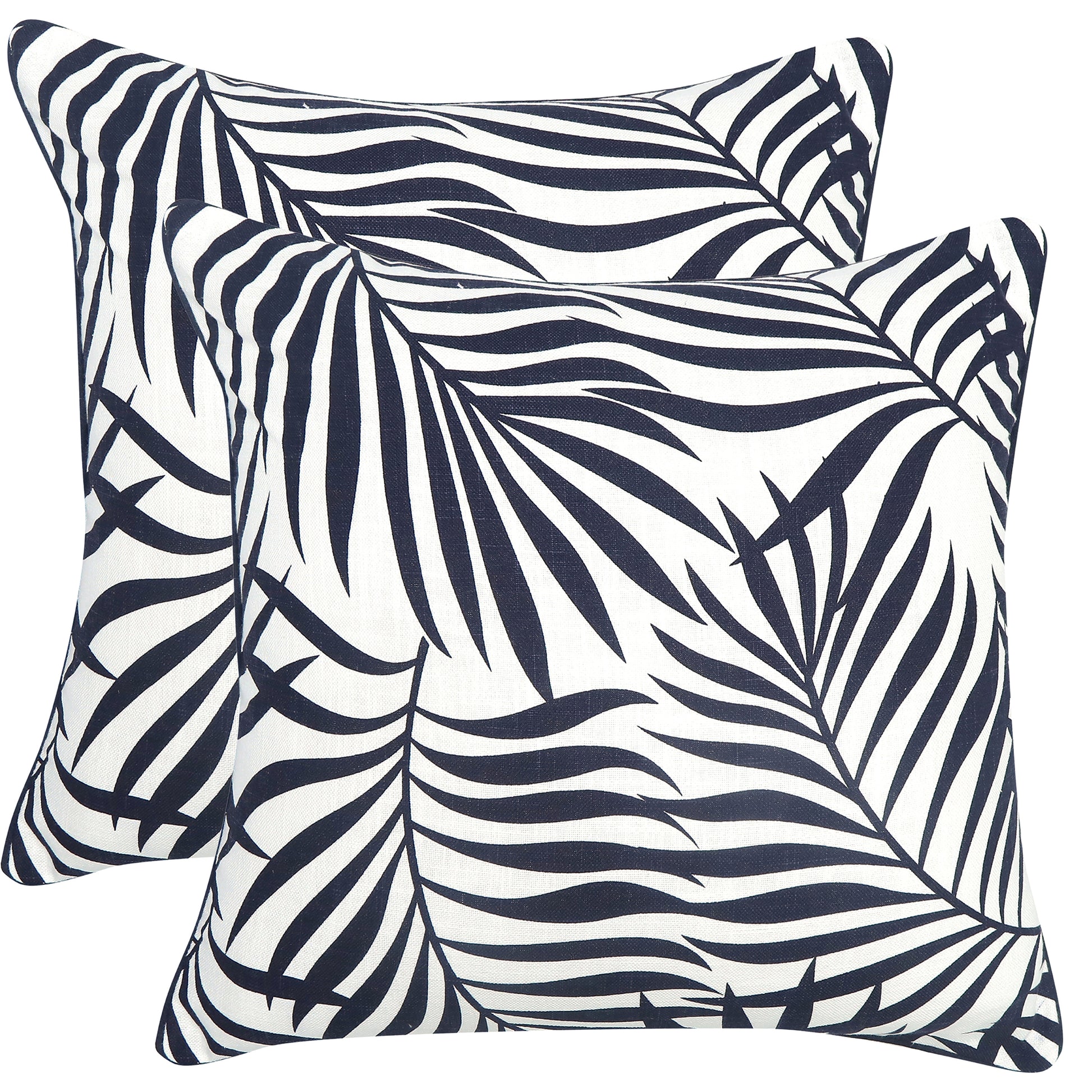 Palmy Days Cushion - Navy