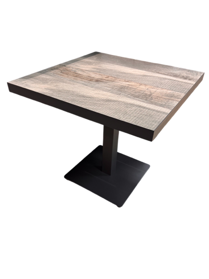 MEMPHIS CERAMIC DINING TABLE 80cm - CHARCOAL