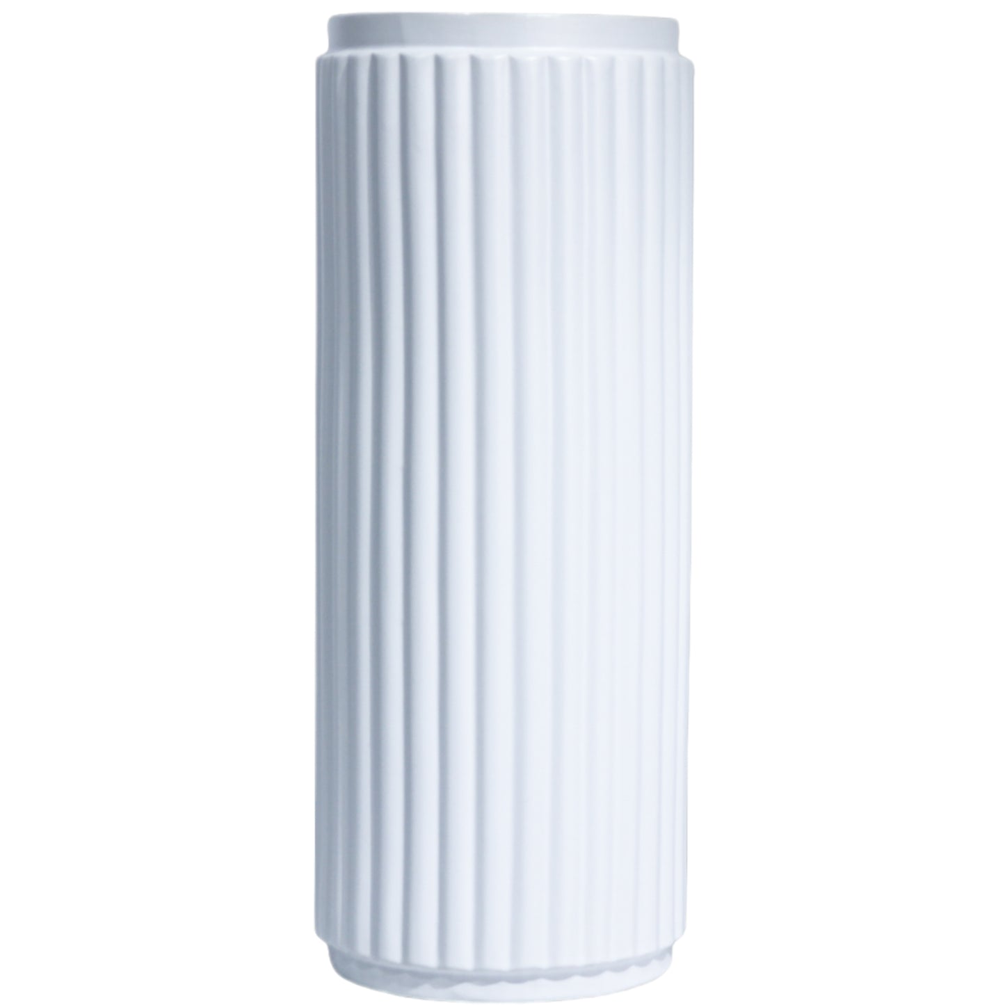 RIPPLE ROYALE VASE 13x30cm - WHITE