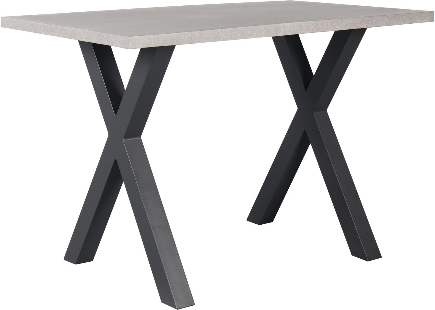 SWITCH CEMENT BAR TABLE W/X LEGS