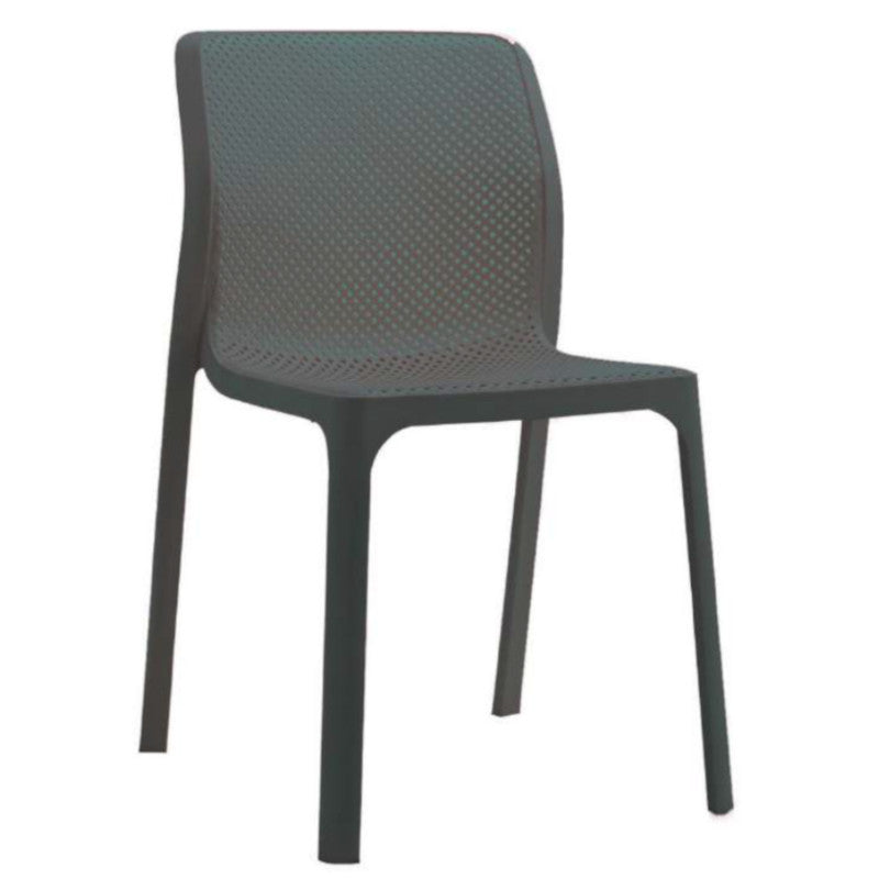 BAILEY RESIN DINING CHAIR ARMLESS
