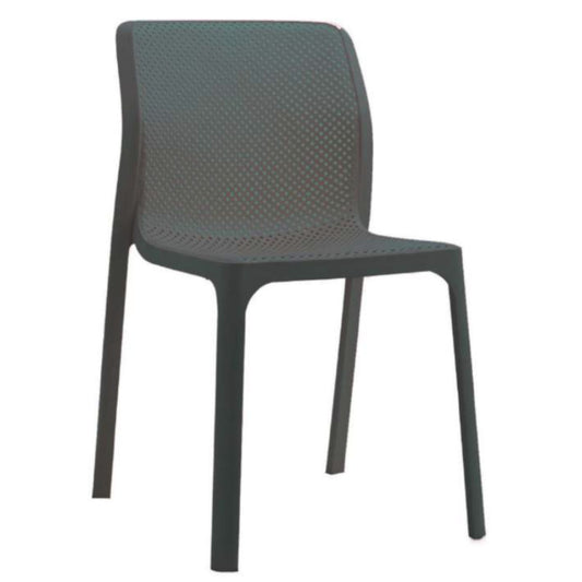 BAILEY RESIN DINING CHAIR ARMLESS