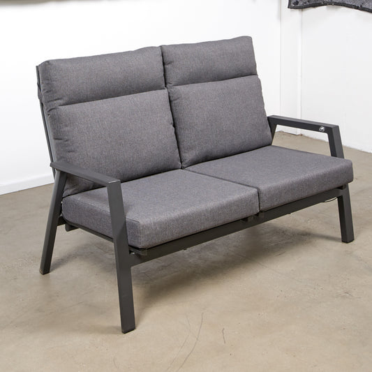 BALLINA RECLINING DOUBLE LOUNGE - CHARCOAL
