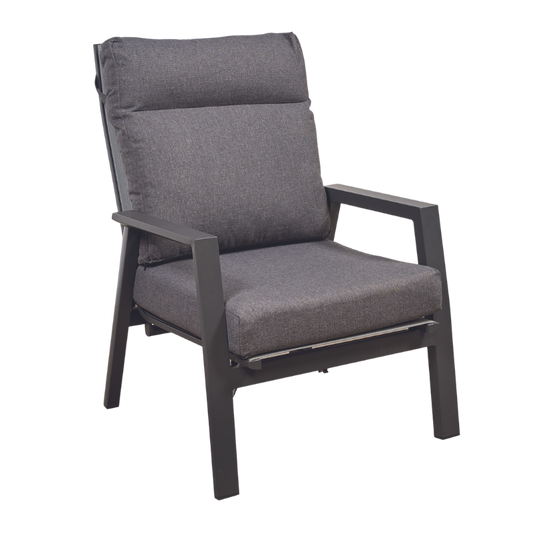 BALLINA RECLINING SINGLE LOUNGE - CHARCOAL