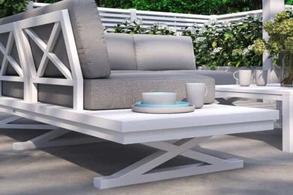 BRIDGEPORT 3PCE PLATFORM CORNER SOFA SET