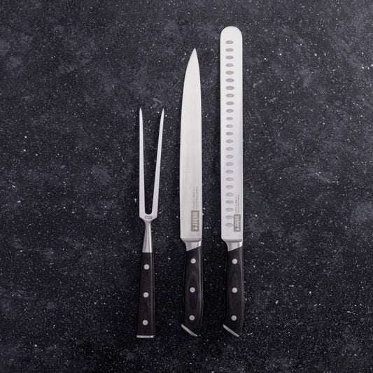 WEBER CARVING KNIFE SET 3PCE