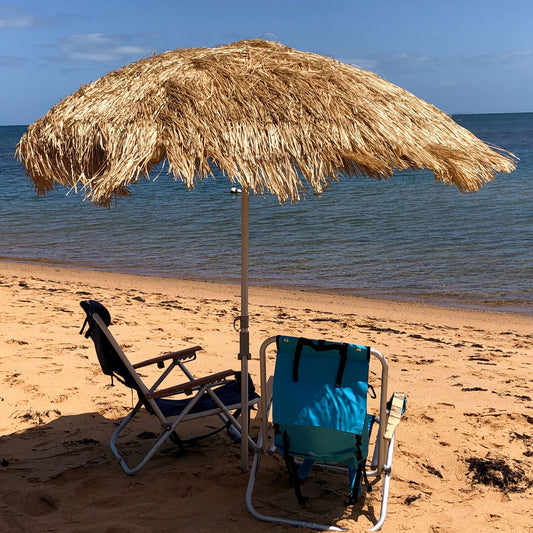 HULA THATCH BEACH UMBRELLA 210cm