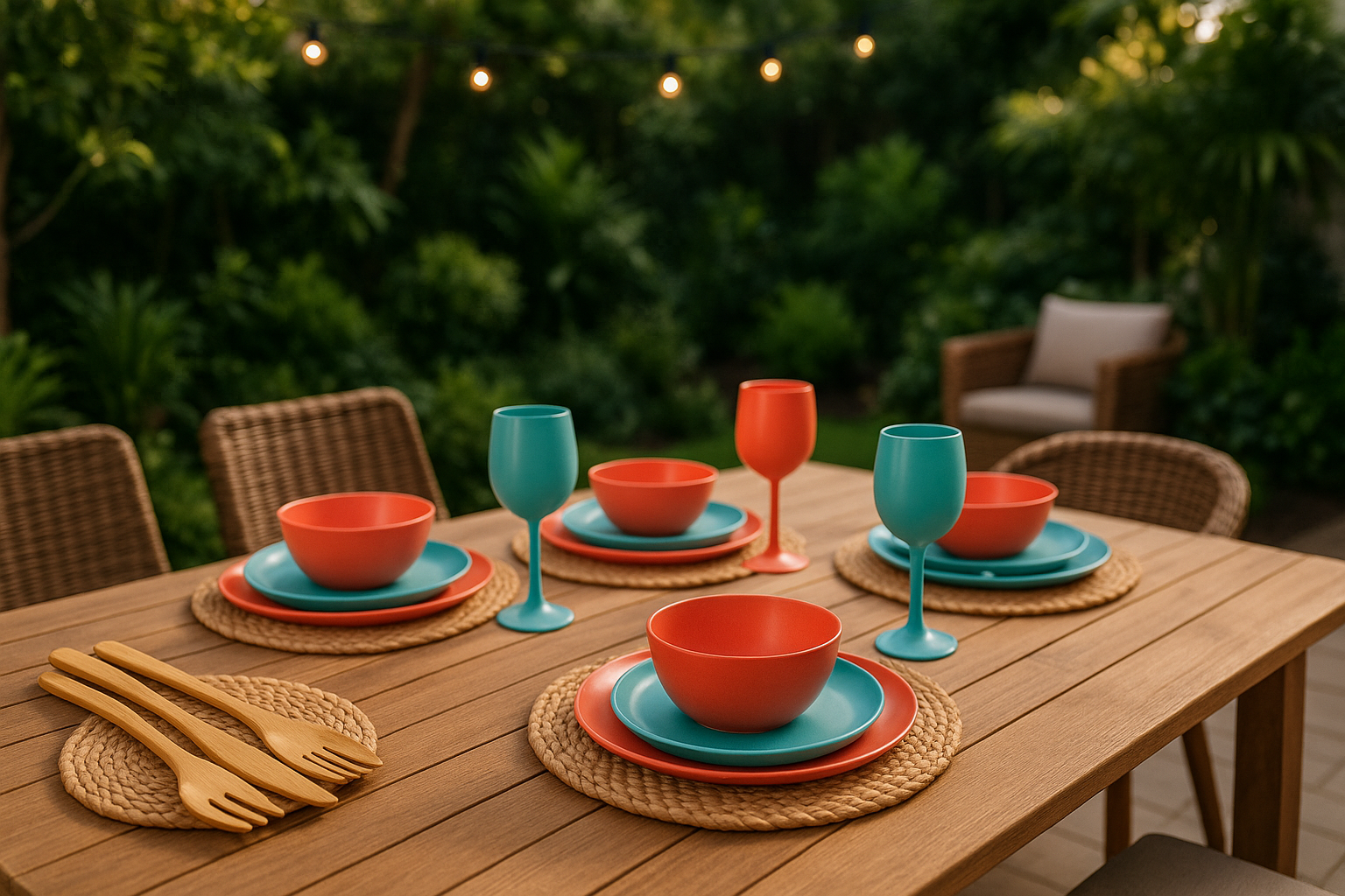 outdoor tableware