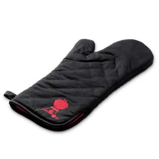 BARBECUE MITT WITH RED KETTLE