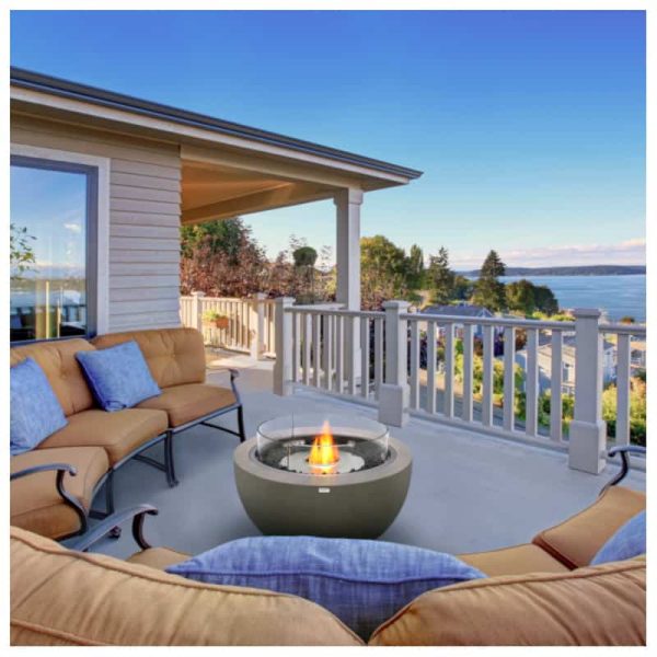 Cozy patio area with Puget Sound view