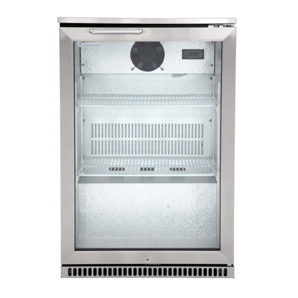 GASMATE SINGLE DOOR  FRIDGE STAINLESS STEEL