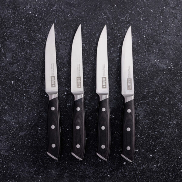 WEBER STEAK KNIFE SET 4PCE