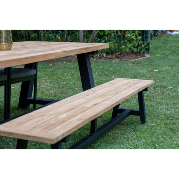 SANTIAGO 240cm TEAK DINING BENCH - Image 2