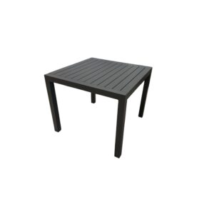 MATZO DINING TABLE 900x900mm GUNMETAL