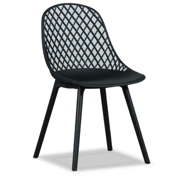 COSMOS Resin Chair Black