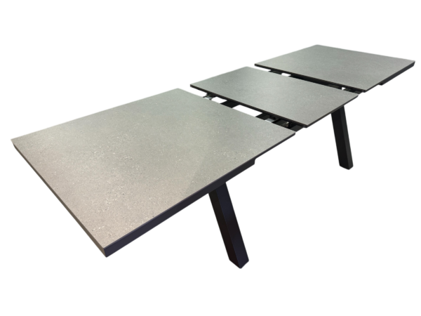 ATLANTA SINTERED STONE EXT TABLE - CHARCOAL - Image 2