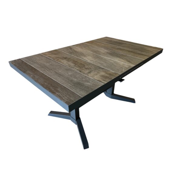 TORQUAY POP UP EXTENSION TABLE - CHARCOAL